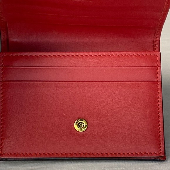 Gucci Cherry GG Supreme PVC Wallet - Picture 10 of 12